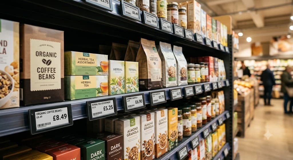 An Ithina device in a retail environment