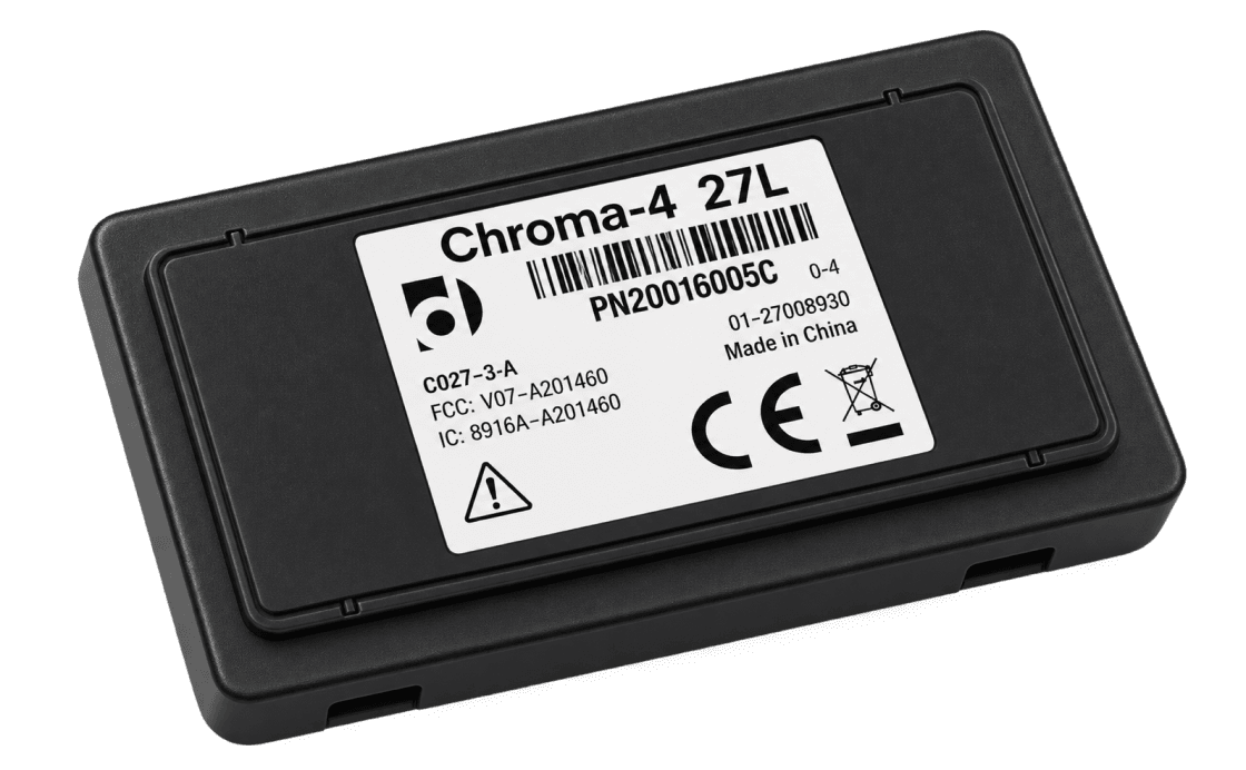 The back of an Ithina C Series label showing its product markings